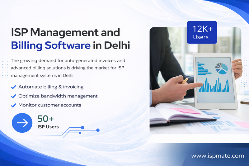ISP Management and billing Software in Delhi | ISPMate